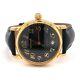 18k Yellow Gold Montblanc Meisterstuck 7004 Wrist Watch Stainless