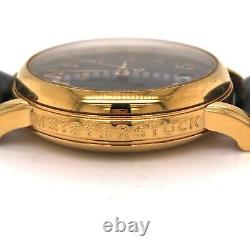 18k Yellow Gold Montblanc Meisterstuck 7004 Wrist Watch Stainless