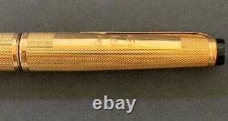 1960 Montblanc 18k Fountain Pen, Meisterstuck No. 94, Engraved, LOOK GOLD TIP