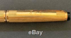 1960 Montblanc 18k Fountain Pen, Meisterstuck No. 94, Engraved, LOOK GOLD TIP