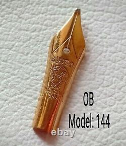 1x MontbIanc Meisterstuck 144 Fountain Nib 14k Gold OB New old Stock Old Model