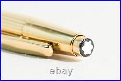 24k gold plated MONTBLANC Noblesse ballpoint pen, F T engraved