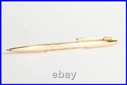 24k gold plated MONTBLANC Noblesse ballpoint pen, F T engraved