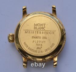 24mm MONTBLANC Meisterstuck Pix Ladies Swiss WRISTWATCH Ref 7015 Quartz RUNS