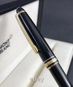 AUTHENTIC MONTBLANC Meisterstuck Classique Gold Rollerball (12890) withCERTIFICATE