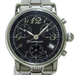 Auth MONTBLANC Meisterstuck 7038 Silver PL92895 Unisex Wrist Watch