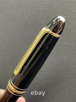 Authentic MONTBLANC Meisterstuck Gold Trim LeGrand 161 Ballpoint pen R12