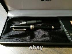 Authentic MontBlanc Meisterstuck Fountain Pen Hommage A Mozart 14k Gold