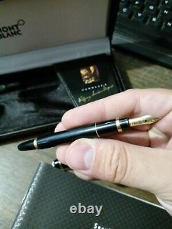 Authentic MontBlanc Meisterstuck Fountain Pen Hommage A Mozart 14k Gold