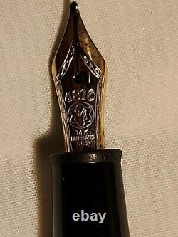 Authentic Montblanc Meisterstuck Fountain Pen 585 14K Gold 4810