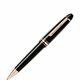 Ball point Montblanc Meisterstuck 112673 LeGrand black and rose gold in resin