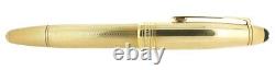 C1986 Montblanc Meisterstuck N°146 Gold Barley Overlay 18k Fine Nib Fountain Pen