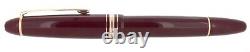 C1995 Montblanc Traveler's N° 147 Bordeaux Meisterstuck Fountain Pen Serviced