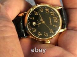 Excellent Beautiful Montblanc Meisterstuck 18k Solid Gold Automatic Very Clean