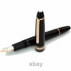 Fountain pen Montblanc Meisterstuck 112668 LeGrand EF black and rose gold resin