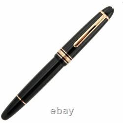 Fountain pen Montblanc Meisterstuck 112668 LeGrand EF black and rose gold resin