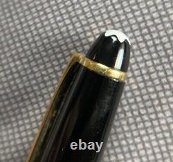 Genuine Montblanc Meisterstuck Ballpoint Pen Black & Gold No. IC176627 1993-1997