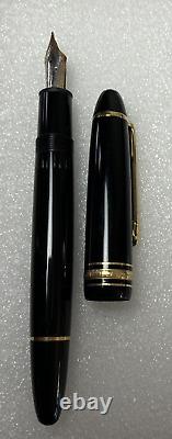 MONTBLANC 14K Gold 585 MEISTERSTUCK 4810 Piston Fountain Pen Black