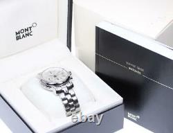 MONTBLANC 7016 Chronograph Date Silver Dial Automatic Men's Watch 614358