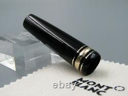 MONTBLANC FOUNTAIN Pen Meisterstuck 146 Cap PART With BLACK & Gold 1990-2013 NEW