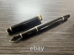MONTBLANC Fountain Pen Meisterstuck 144 14K Gold Extra-Fine Nib Discontinued
