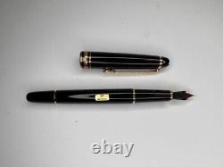 MONTBLANC Fountain Pen Meisterstuck Gold Coated 4810 14K NibEF 585 from JAPAN
