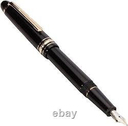 MONTBLANC MEISTERSTUCK 145 FOUNTAIN PEN BLACK GOLD 14K GOLD M Preowned
