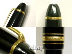 MONTBLANC MEISTERSTUCK 146 14K Gold 4810 585 Piston Fountain Pen Black