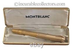 MONTBLANC MEISTERSTUCK 334 1/2 GOLD R BARLEY FOUNTAIN PEN 1930 s