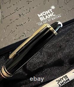 MONTBLANC MEISTERSTUCK Classique 163 ROLLERBALL Pen BLACK with GOLD accents