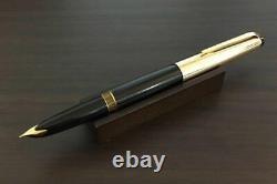 MONTBLANC MEISTERSTUCK Fountain Pen No. 74 Gold Cap Nib 18K F 1960's Vintage JPN