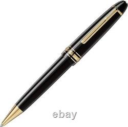 MONTBLANC MEISTERSTUCK LeGrand Ballpoint Pen Black & Gold-Coated 161 10456 New