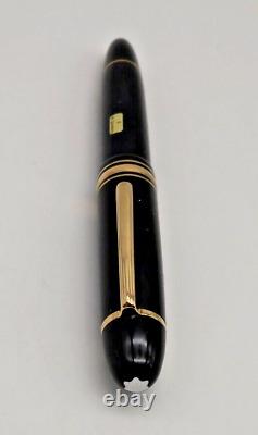 MONTBLANC MEISTERSTUCK Model 149 4810 Fountain Pen Gold Trim Vintage 70's withCase