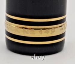 MONTBLANC MEISTERSTUCK Model 149 4810 Fountain Pen Gold Trim Vintage 70's withCase