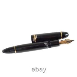 MONTBLANC MEISTERSTUCK No. 149 Fountain Pen Black Gold 14c 585 Plastic 37MS551