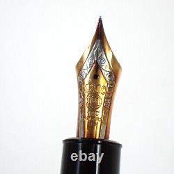 MONTBLANC MEISTERSTUCK No. 149 Fountain Pen Black Gold 14c 585 Plastic 37MS551