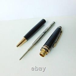 MONTBLANC MEISTERSTUCK Pix 164 Black/Gold Trim Ballpoint Pen Boxed Germany 1990