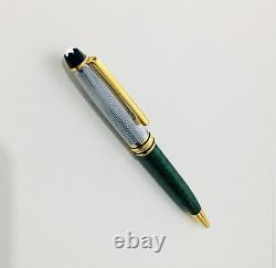 MONTBLANC MEISTERSTUCK Pix Pen 230-75 Silver/Gold Trim Enamel Germany Rare 1990s