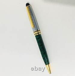 MONTBLANC MEISTERSTUCK Pix Pen 230-75 Silver/Gold Trim Enamel Germany Rare 1990s