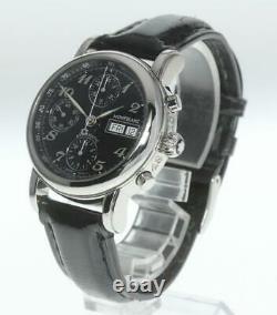MONTBLANC Meistersteck 7016 Chronograph black Dial Automatic Men's Watch 605760