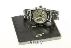 MONTBLANC Meistersteck 7067 Chronograph Silver Dial Automatic Men's Watch 555834