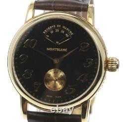 MONTBLANC Meisterstic 7007 18K Yellow Gold Hand Winding Men's Watch 563716