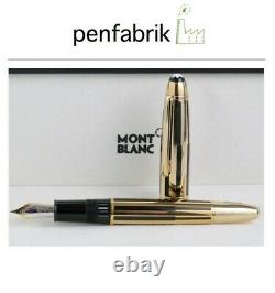 MONTBLANC Meisterstuck 146 Le Grand Gold & Black Fountain Pen 35975 New