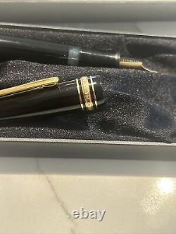 MONTBLANC Meisterstuck 146 LeGrand Gold Plated 14K F Nib Fountain Pen