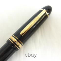MONTBLANC Meisterstuck 149 Gold Nib 18K gold F Fountain Pen