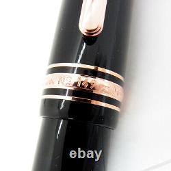MONTBLANC Meisterstuck 149 Rose gold Nib 18K gold B Fountain Pen 148mm