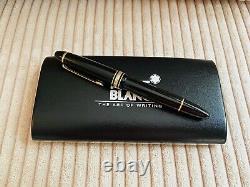 MONTBLANC Meisterstuck 14K Gold NIB 4810 Fountain Writing Pen #585 WithCase