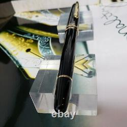 MONTBLANC Meisterstuck 163 Classic Black Gold Rollerball Pen MINT
