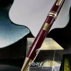 MONTBLANC Meisterstuck 164 Classic Burgundy Red Gold Ballpoint Pen MINT