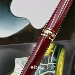 MONTBLANC Meisterstuck 164 Classic Classique Burgundy Gold Ballpoint Pen MINT